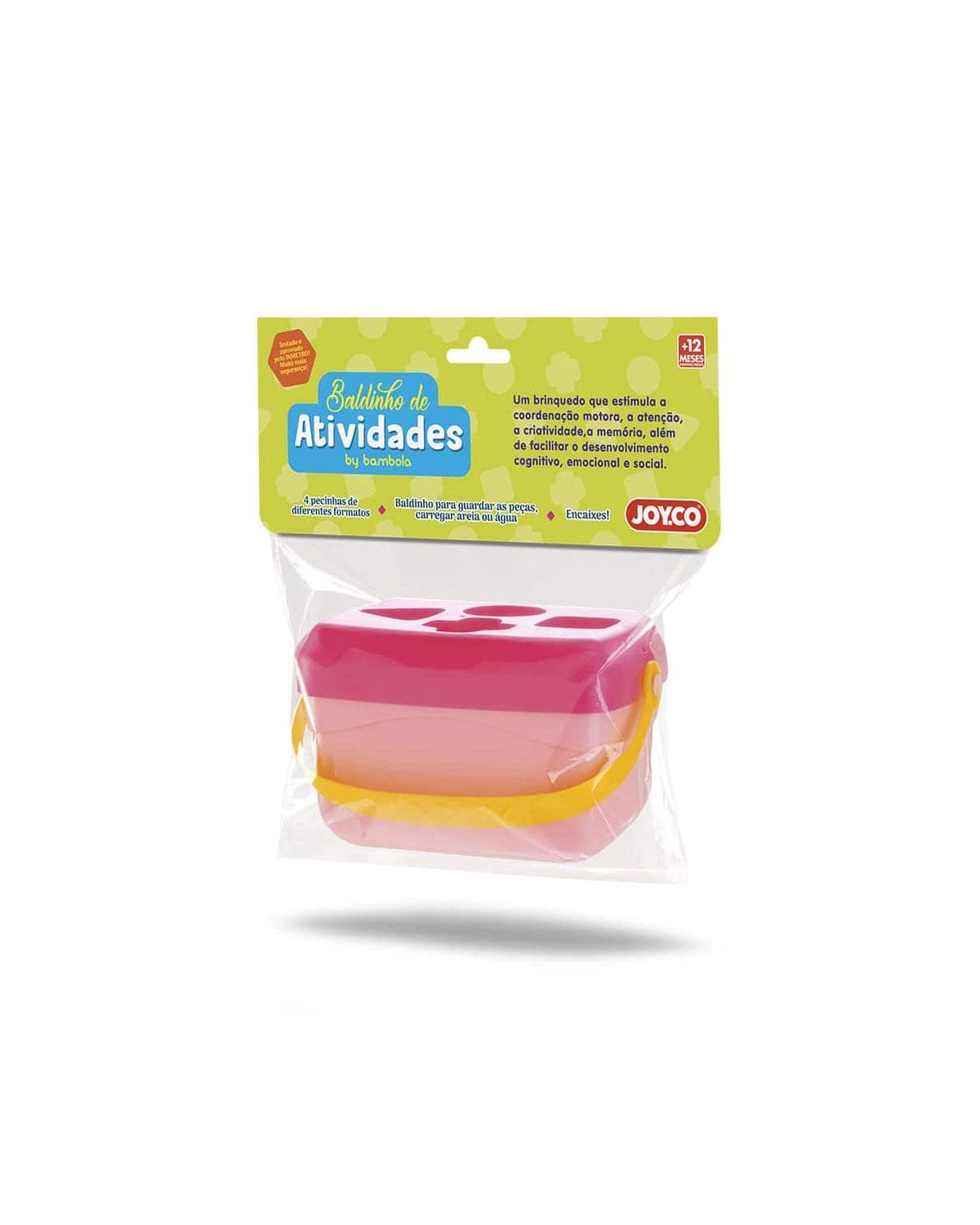 Baldinho de Atividades Rosa (Solapa)